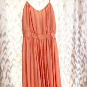 Paper Crown Peach Dress from Anthropologie -Sweet!